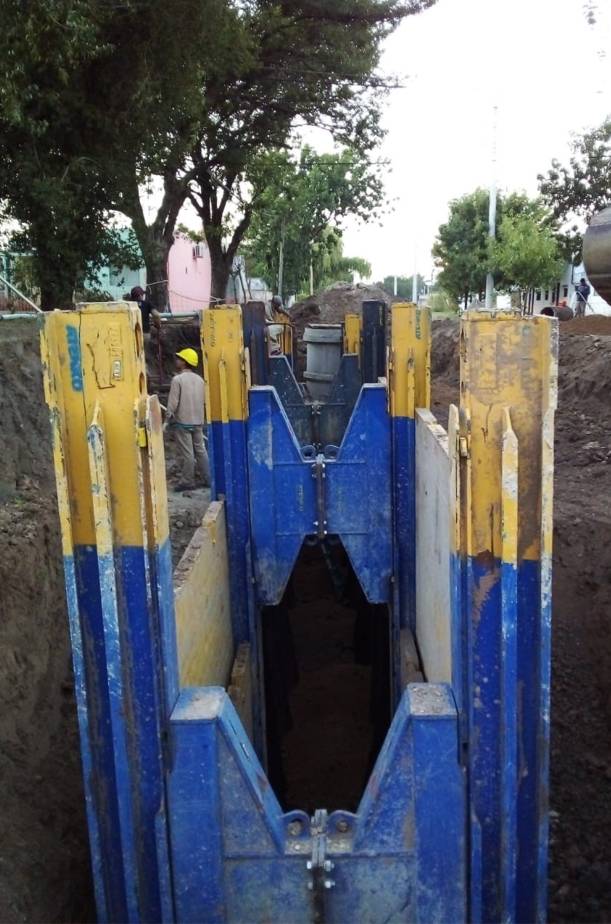 Colector cloacal en la Ciudad de Santa Fe, Reconquista